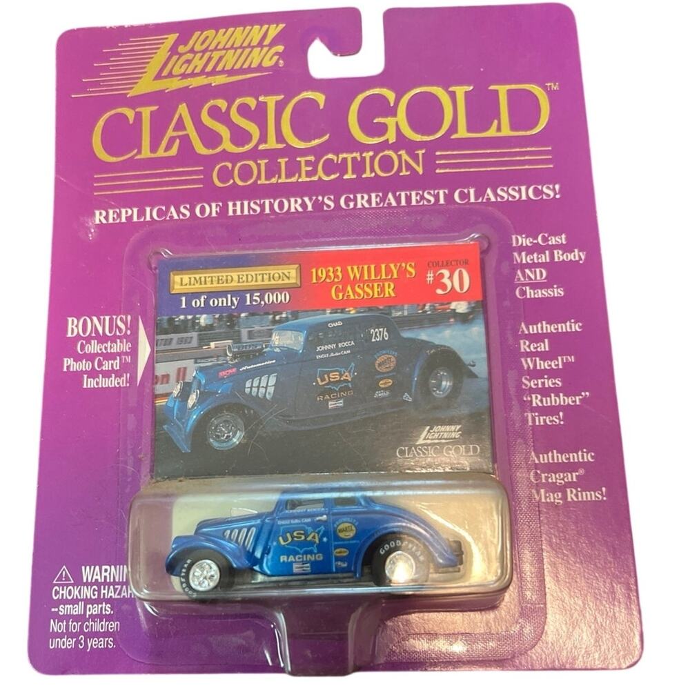 Johnny Lightning Classic Gold Collection 1933 Willy's Gasser Limited Ed 1/15000